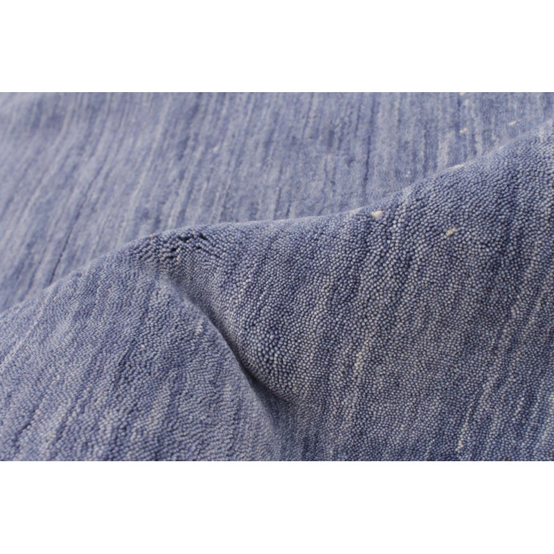 Tapis bleu clair Humaira Gabbeh 8 pi 4 po x 9 pi 10 po