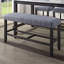 Siège rembourré en bois 1pc