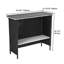 InstaHibit EZ GO Table de bar portative en aluminium Shimmer Decor avec sac de transport Jupe noire pour mariage