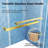 68-72 In.w X 76 In.h Double Sliding Frameless Shower Door With Sgcc Certified Glass-138206927