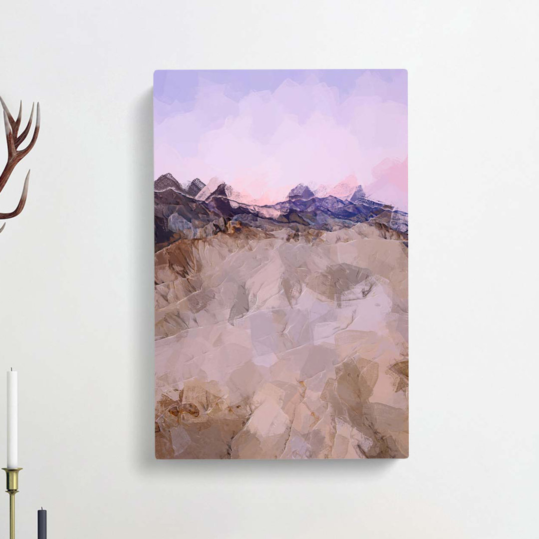 Death Valley Canyon in Abstract - Wrapped Canvas