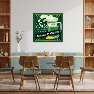 Art contemporain fantaisiste irlandais bière irlandaise