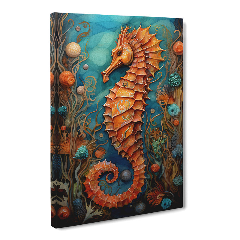 Seahorse - Print, 76cm H x 50cm W x 3cm D
