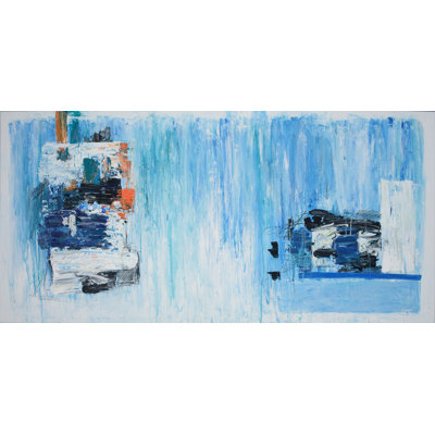 Blue Zeffer Painting by H. Scott