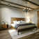 Ethan Solid Wood Platform Bed with Headboard, Rustic Bed Frame