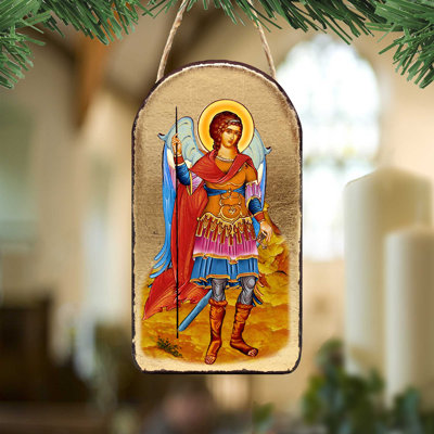 5'' Handmade Wood Shatterproof Photo Ornament