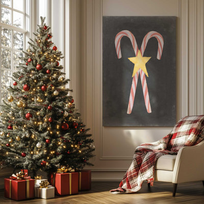 Candy Cane Magic Print on Canvas