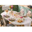 Rosy English Garden Enamel Salad/Dessert Plate