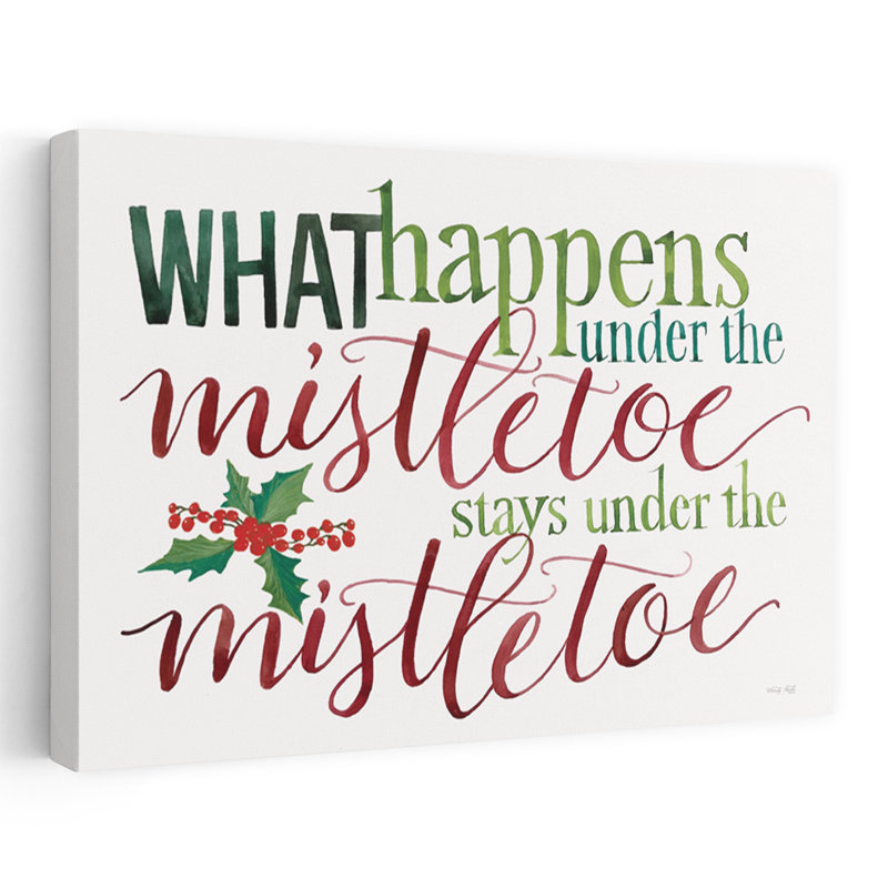 Under The Mistletoe, art contemporain abstrait, H 24 po x l 16 po