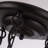Ashe 3 - Light Black Cluster Pendant