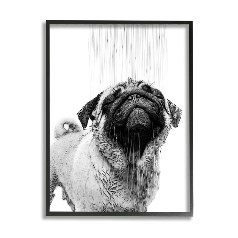 Az-237, H 20 po x l 16 po x P 1,5 po, Giclée encadrée noir minuit