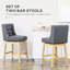 Tabouret pivotant à 180 degrés avec repose-pieds en bois massif et capitonnage à boutons-814546837-870260661-870260667