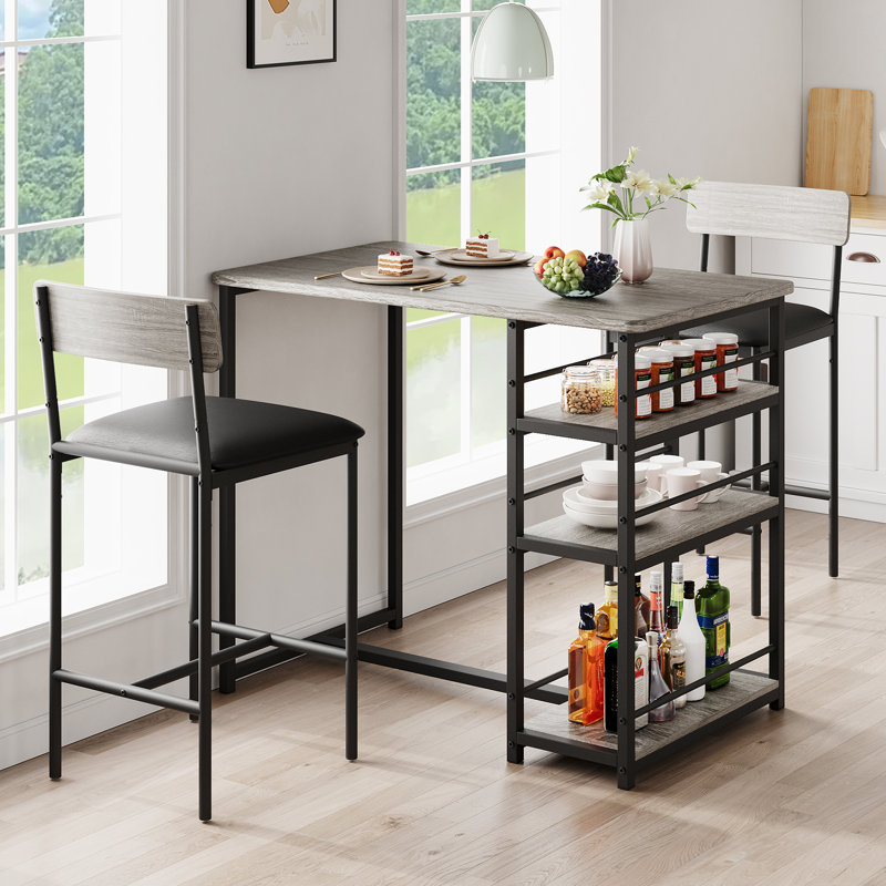 Counter Stool with Metal Frame