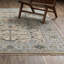Tapis traditionnel ivoire / bleu clair Gowen-361189865
