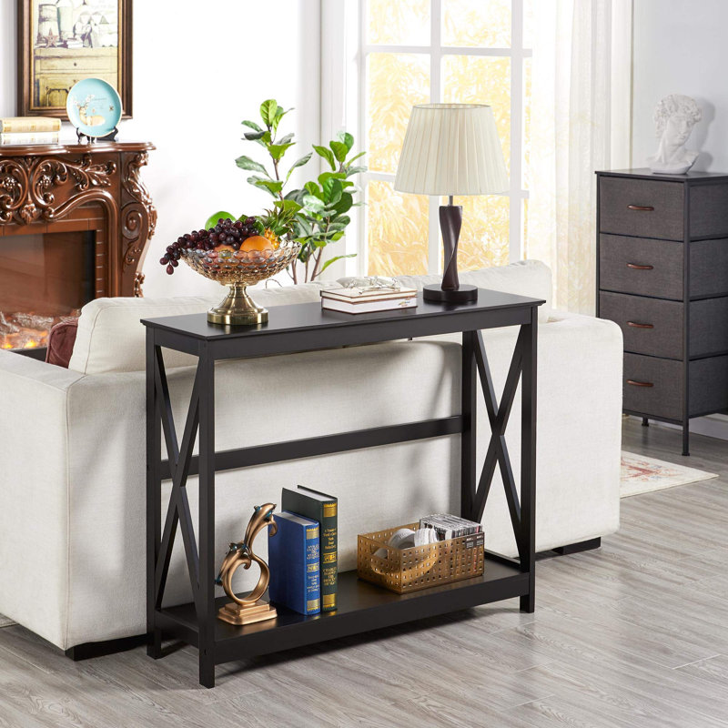 Adelbert 101.5cm Console Table, Black
