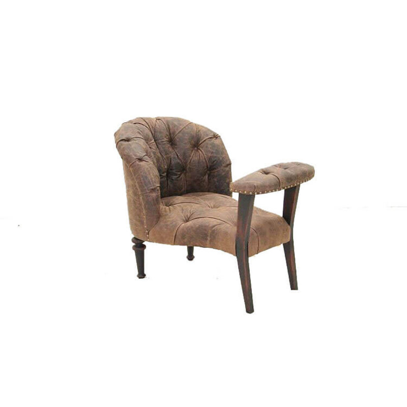 Barrel Chair, Tennison Dove, Pewter, Old Silver