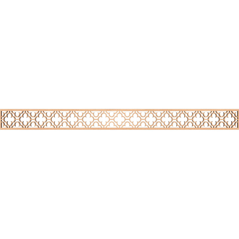 Moulure de Chicago, Noyer blanc, H 4 po x l 46,375 po x P 0,375 po