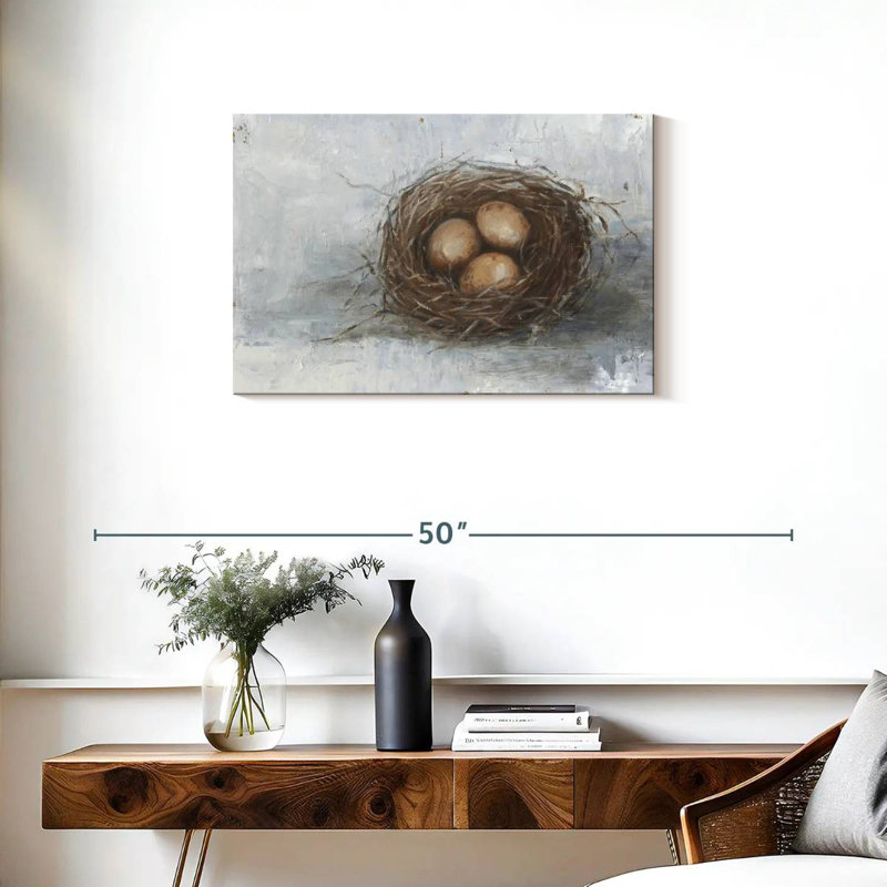 Rustic Bird Nest II, H 20 po x l 30 po