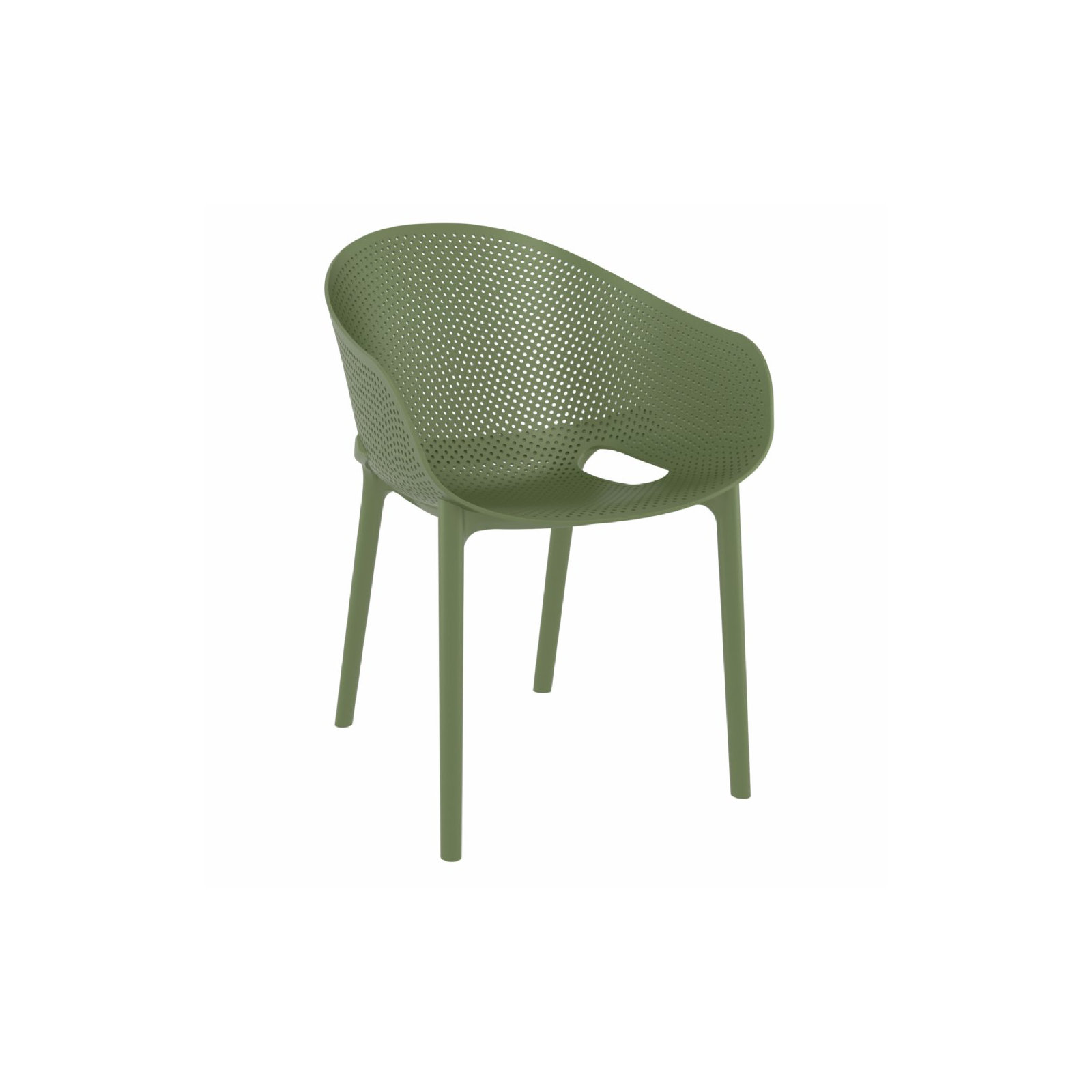 Farrah Square 2 - Person Bistro Set, Olive Green