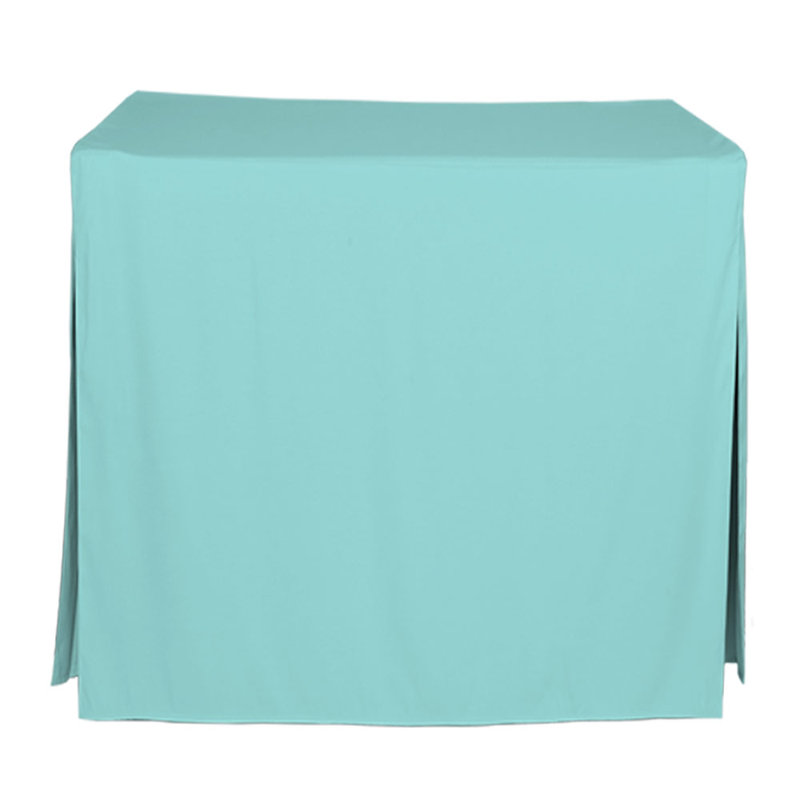 Tablevogue 34-Inch Square Table Cover, Turquoise