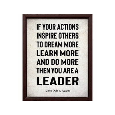 If Your Actions Inspire Others