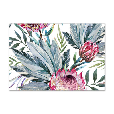 Protea - No Frame Print on Canvas