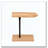Couch Tray Table Bamboo Height Adjustable Side Table