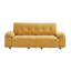 Canapé rembourré de 88,98 po de largeur, coussins de siège à assise profonde de 35,43 po de profondeur, canapé en chenille de 33,8 po de hauteur pour petit salon, appartement-130373241