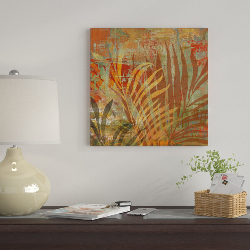 « palma », impression sur toile, H 12 po x l 12 po x P 0,75 po, Pas de tapis, Toile tendue