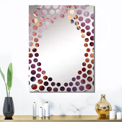 Popham - Décoration murale miroir en marbre abstrait