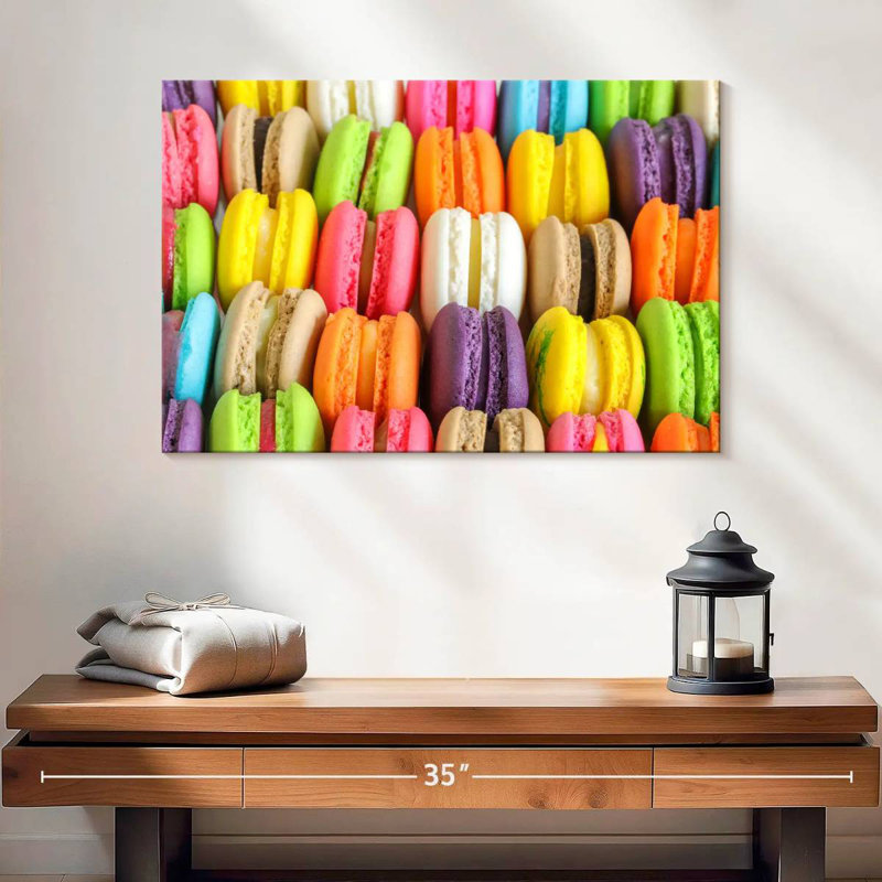 Yarlin Luscious Macarons, 16" H x 24" W