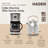 Haden Heritage 1.7 Liter Electric Kettle & 12 Cup Coffee Maker, Steel & Copper