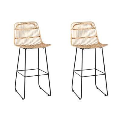 Nadell Wicker Bar Stool