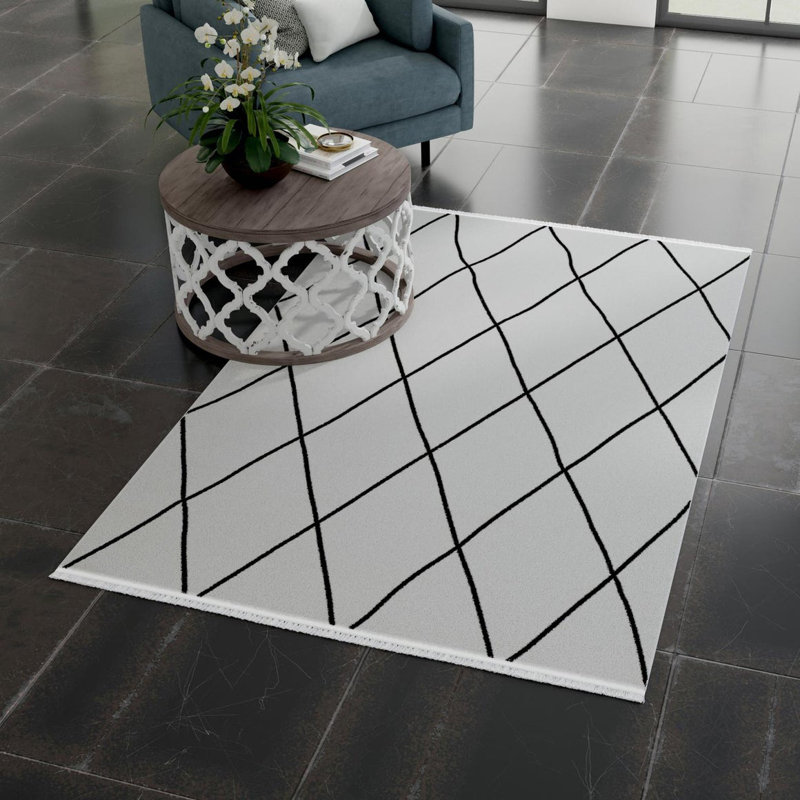 Kanoi Geometric Indoor Rug, Rectangle 7'1" x 10'