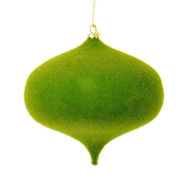 Ornement en oignon 6 po, Vert mousse