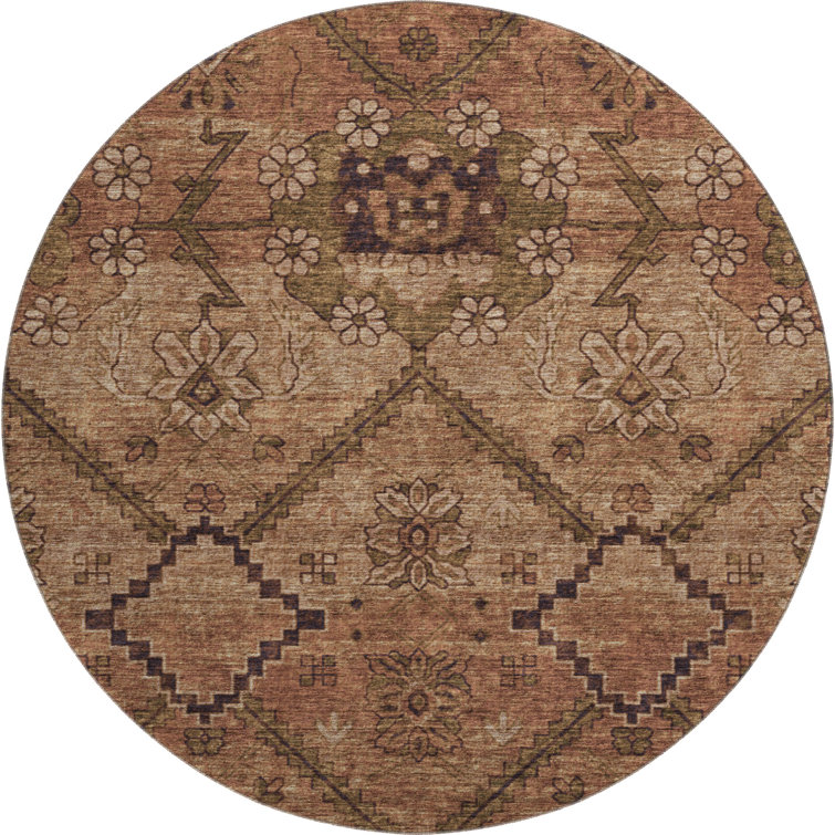 Premium Machine Washable Prisco Paprika Rug