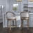 Menifee Swivel Upholstered Counter Stool with Solid Wood Frame-298128606-277994495