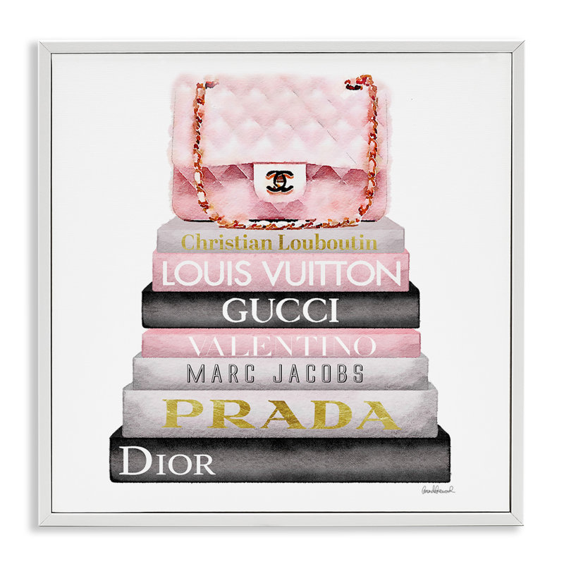 Sac rembourré High Fashion, Estampe numérique encadrée blanc bord de mer, H 24 po x l 24 po