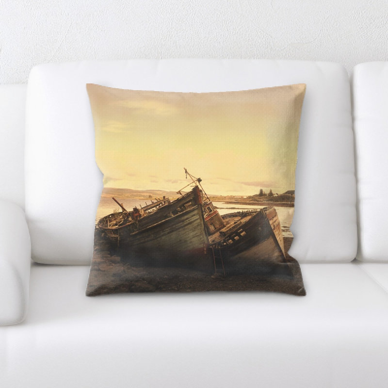 Microsuede Reversible Throw Pillow