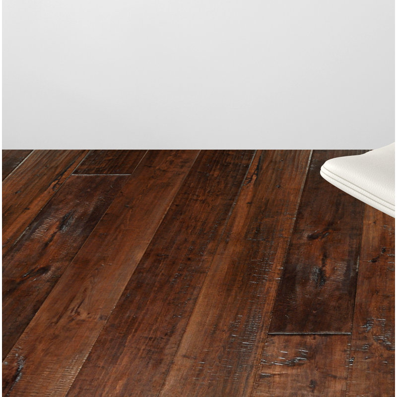 Parquet massif en érable de 1/2 po d'épaisseur x 7 1/2 po de largeur x longueur variable, Pennsylvanie