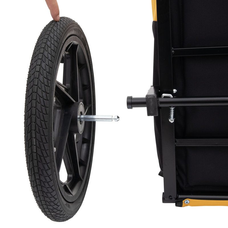 Chariot pour chien, Jaune