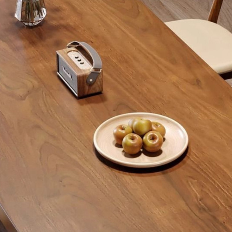 Solid wood simple quality dining table, 29.52”H x 31.49”L x 78.74”W