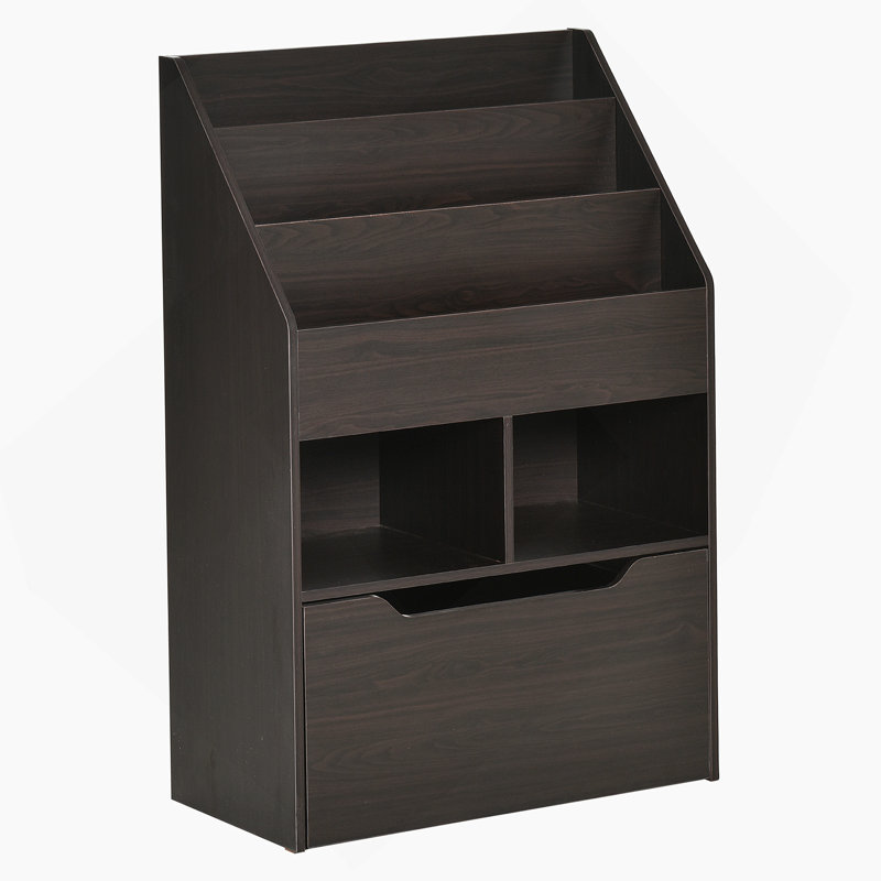 Étagère pour enfants avec étagère de rangement pour livres, bibliothèque pour enfants, brun, Brun