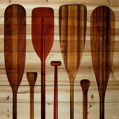 Paddles par Parvez Taj - reproduction de photo sur bois