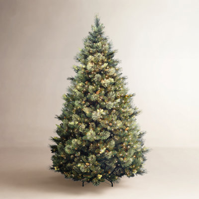 9' Pre-Lit Pine Christmas Tree - The Holiday Aisle®