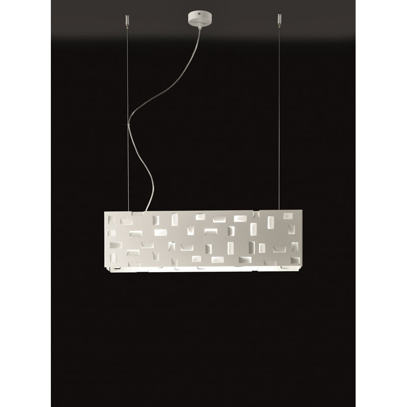 Berlino Est 1 - Light LED Kitchen Island Pendant, White