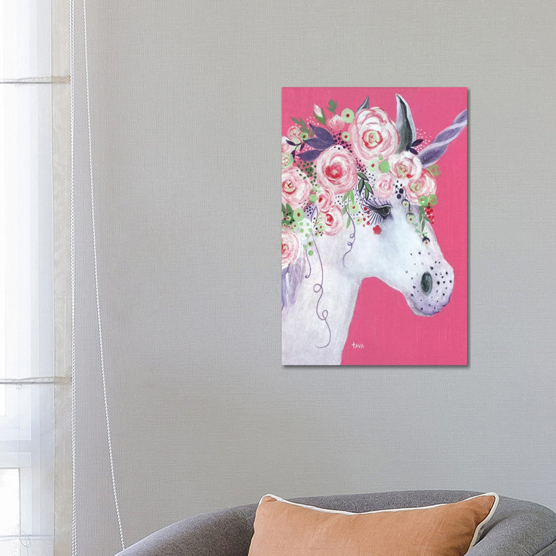 Unicorn II by Tava Studios - Wrapped Canvas Painting, 66.04 cm H x 45.72 cm W x 3.175 cm D