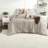 Piece Queen Bedding Sets, Polyester Woven Striped Modern Home Comfort