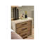 Modern Veil Veil/Mist Two-Tone Soft Close Nightstand-1665749965