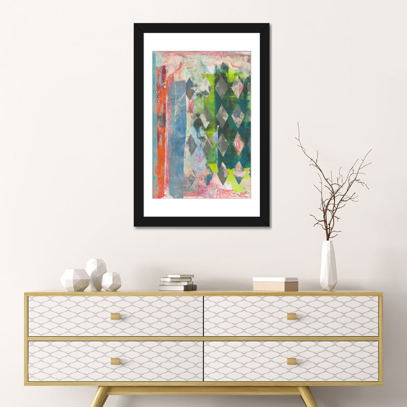 « chartreuse après i », impression sur toile, H 32 po x l 24 po x P 1 po, Papier d'art encadré noir, Blanc